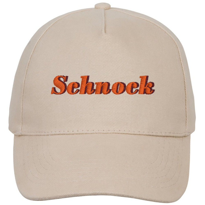 Casquette Schnock - beige / orange